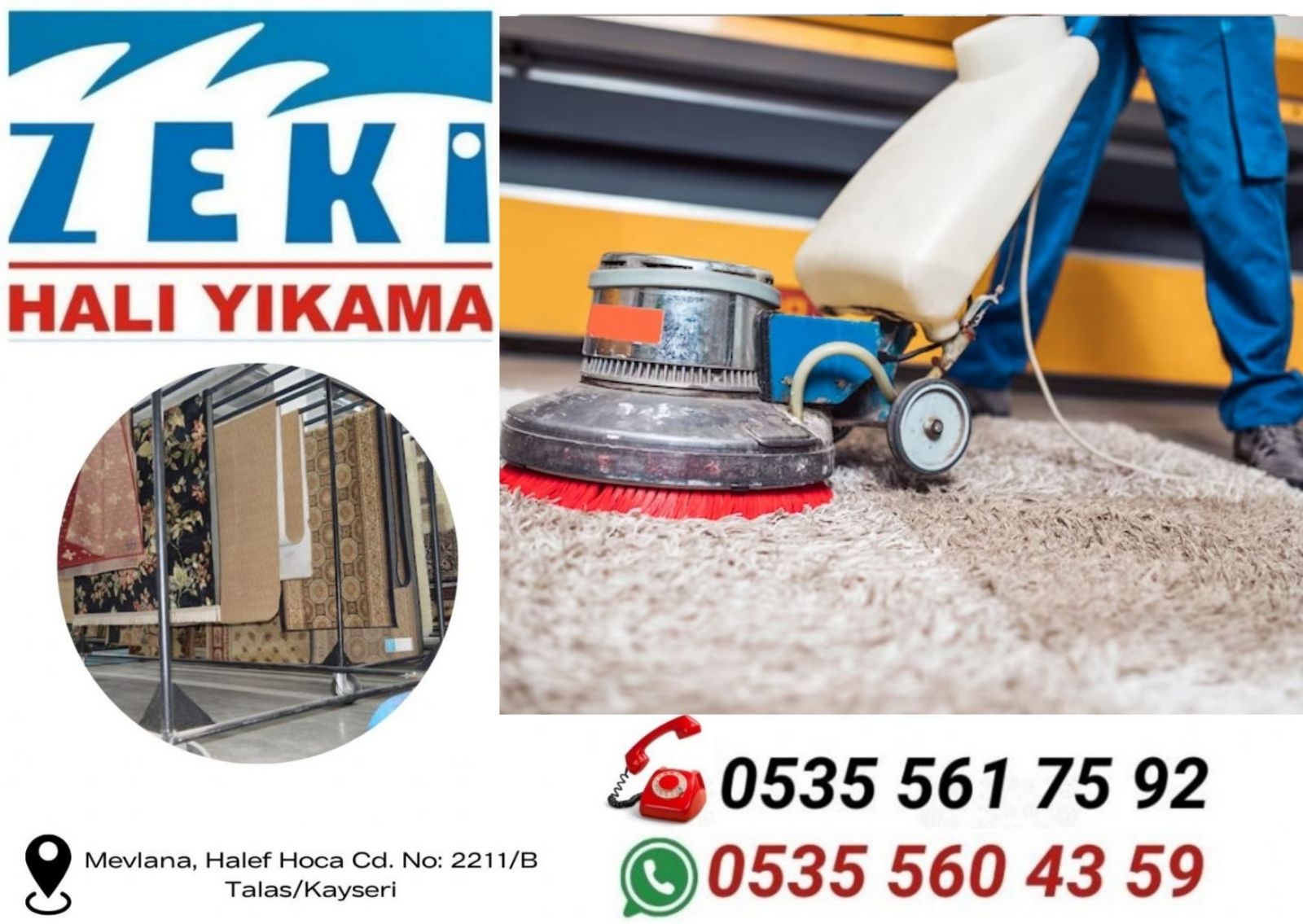 Talas Halı Yıkama Fiyatları